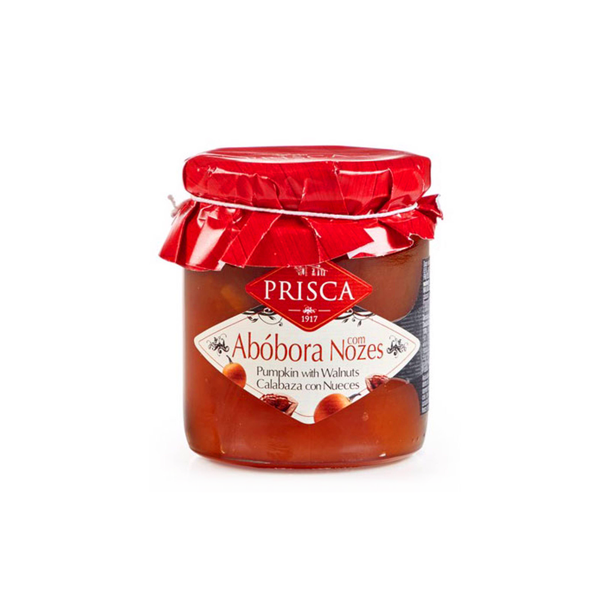 Prisca - Abobora com Nozes 250g (Kürbiskonfitüre mit Walnuss) – Pérola ... Prisca - Abobora com Nozes 250g (Kürbiskonfitüre mit Walnuss) – Pérola ...
