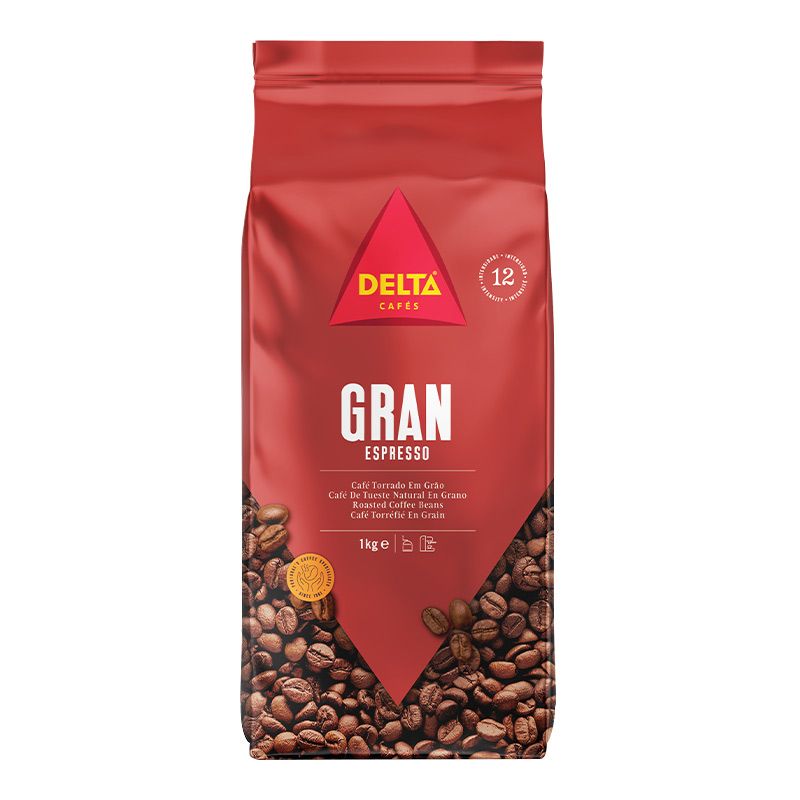 Delta Gran Espresso ganze Kaffeebohnen | 1 Kg