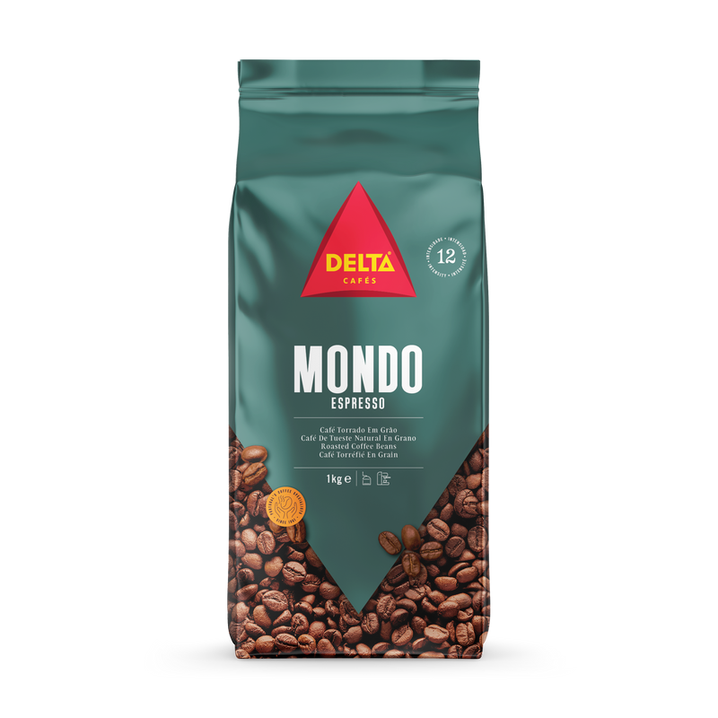 Delta Mondo Espresso ganze Kaffeebohnen | 1 Kg
