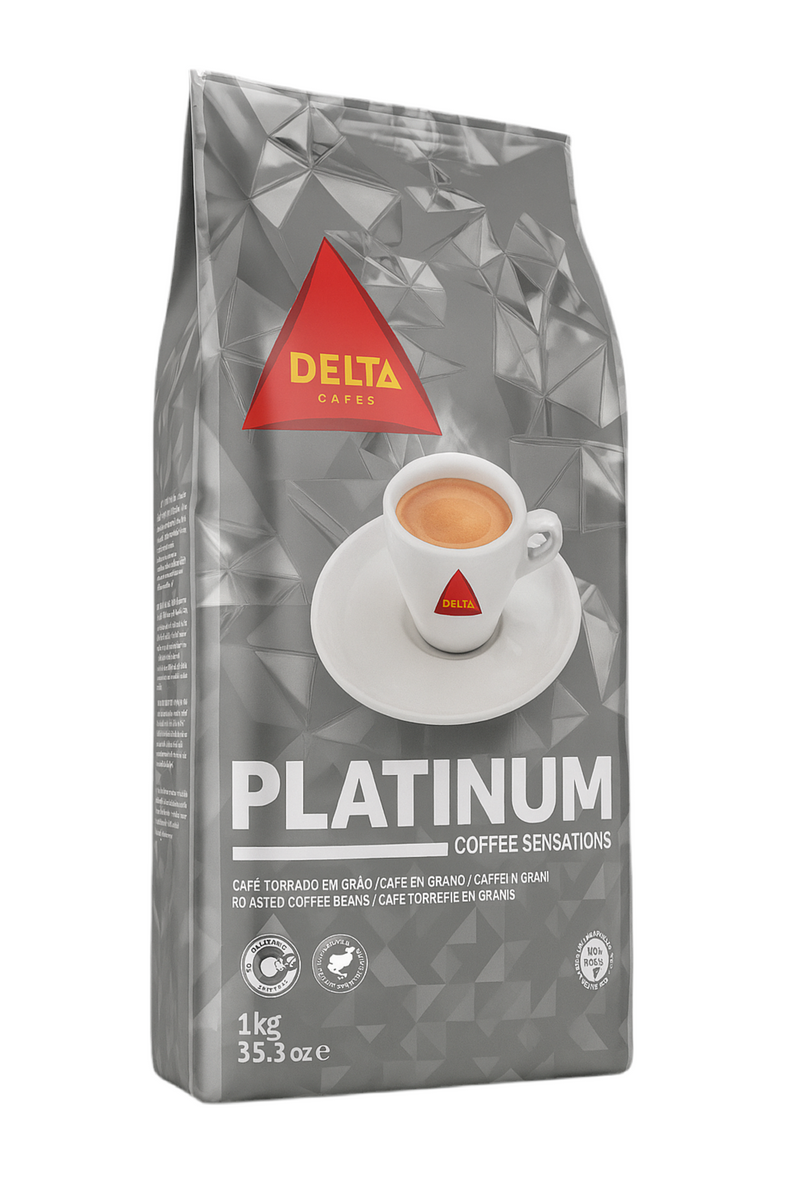 Delta Platinum ganze Kaffeebohnen | 1 Kg