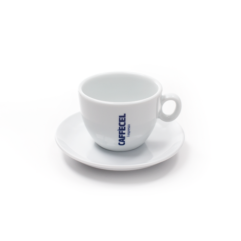 Kaffee oder kleine Cappuccino-Tassen Caffécel 200ml, weiß  | 6 Stück