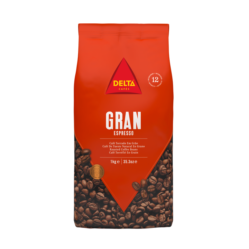 Delta Gran Espresso ganze Kaffeebohnen | 1 Kg