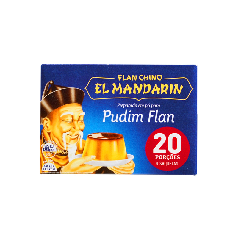 El Mandarin - Pudim Mandarim Flan 4x 4,8g (Pudding-Backmischung)