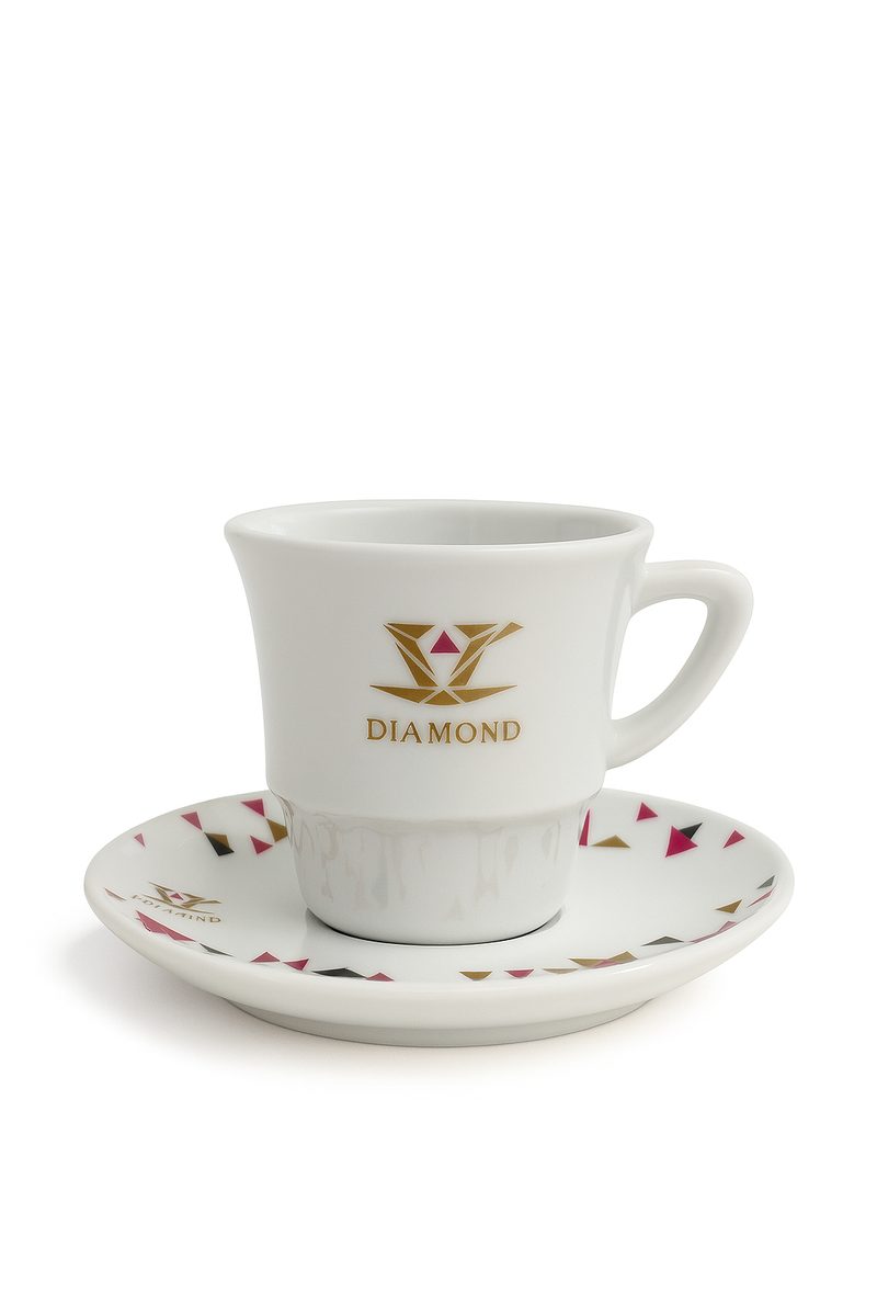 Espresso-Tassen Delta "Diamond" 50ml | 6 Stück