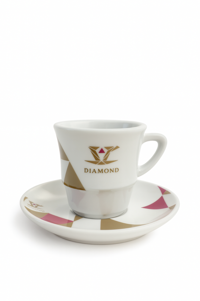 Espresso-Tassen Delta "Diamond" 50ml | 6 Stück