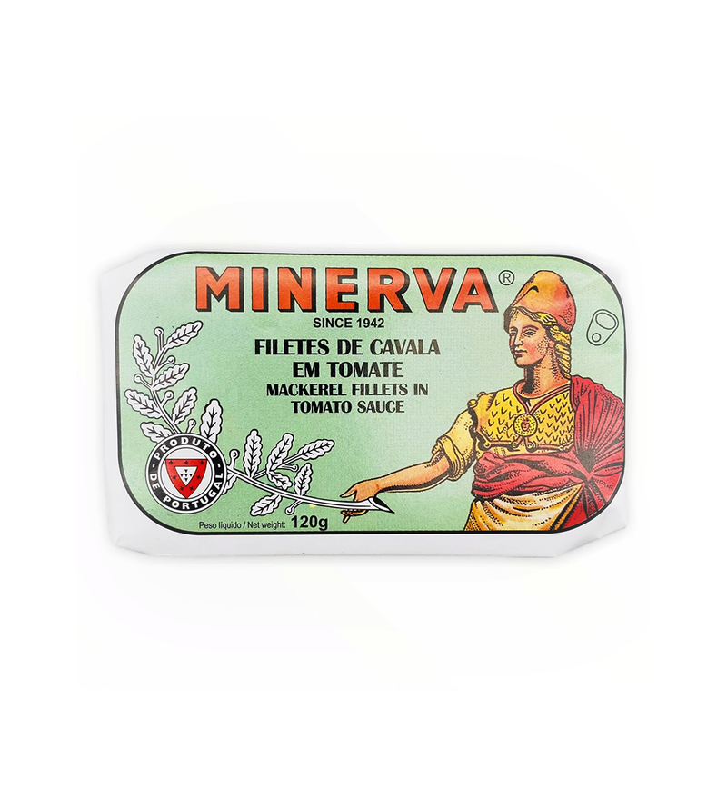 Minerva Filete Cavala em tomate 120g (Makrelenfilet in Tomatensauce)