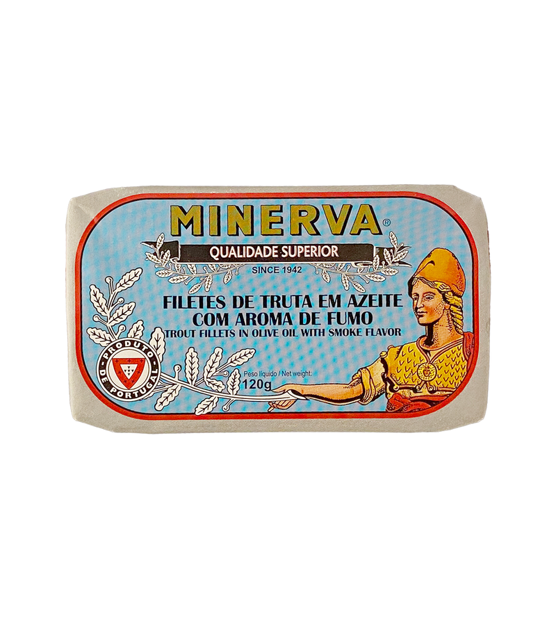 Minerva Filete Truta em azeite 120g (Forellenfilet in Olivenöl)