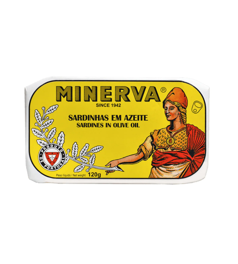 Minerva Sardinha em azeite 120g (Sardinen in Olivenöl)