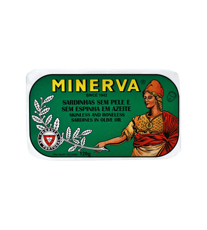 Minerva Sardinha sem pele sem espinhas 120g (Sardinen ohne Haut, ohne Gräten)