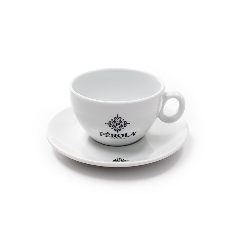 Große Cappuccino-Tassen Pérola Cafés 265ml, weiß | 6 Stück zum VORTEILSPREIS
