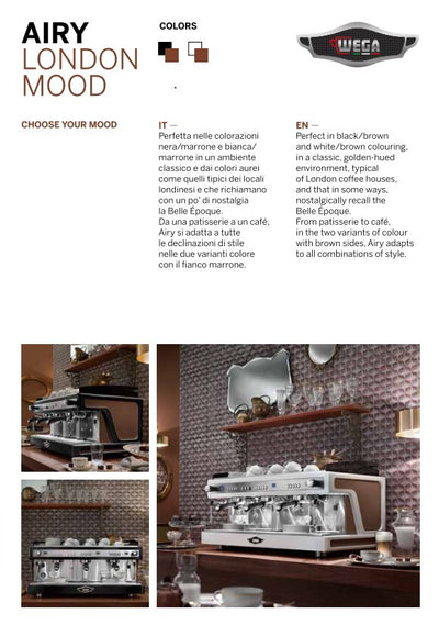 WEGA Airy Kaffeemaschine / Siebträger Espressomaschine
