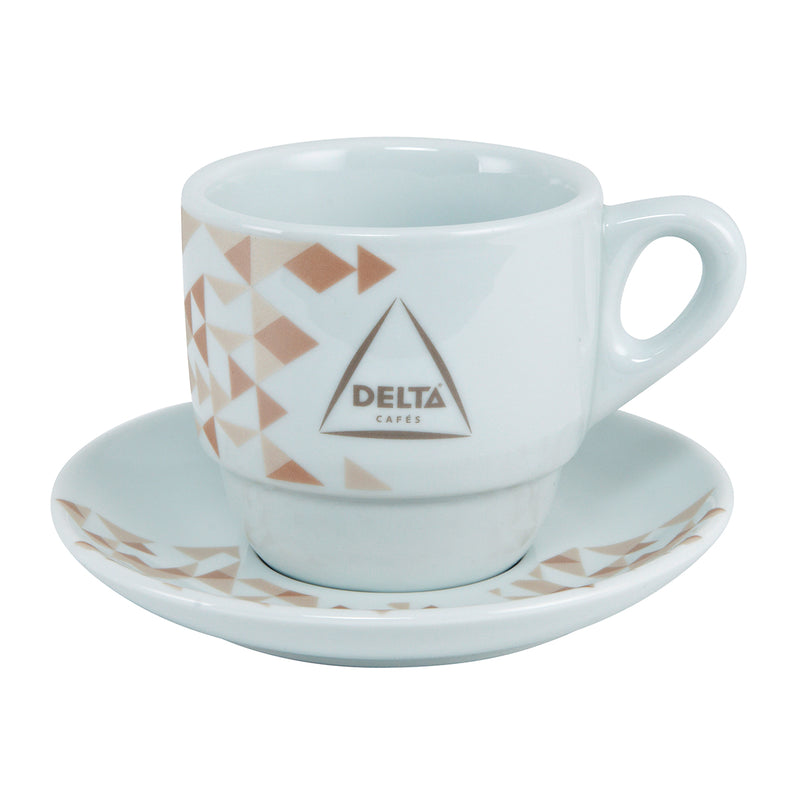 Cappuccino-Tassen Delta "Platinum" 170ml | 6 Stück