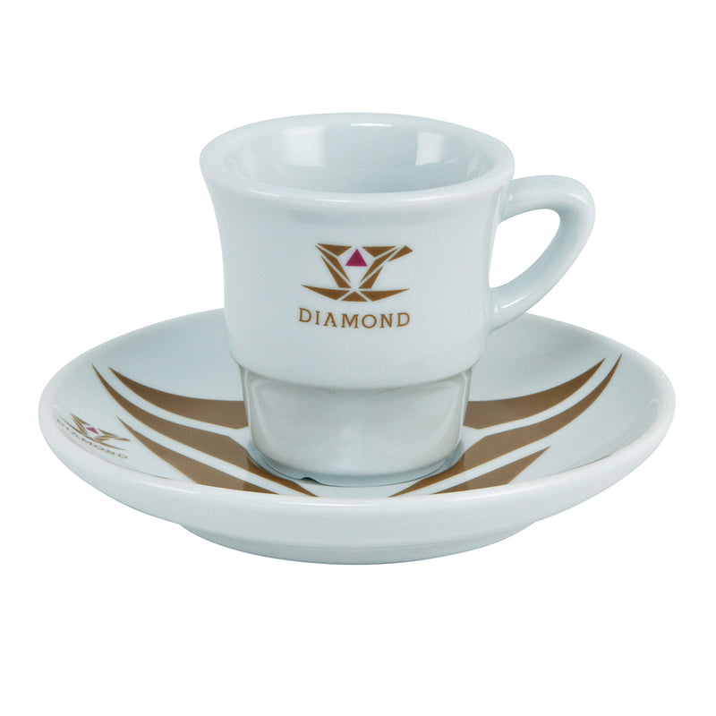 Espresso-Tassen Delta "Diamond" 50ml | 6 Stück