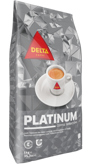 Delta Platinum ganze Kaffeebohnen | 1 Kg