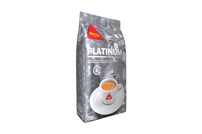 Delta Platinum ganze Kaffeebohnen | 500 g