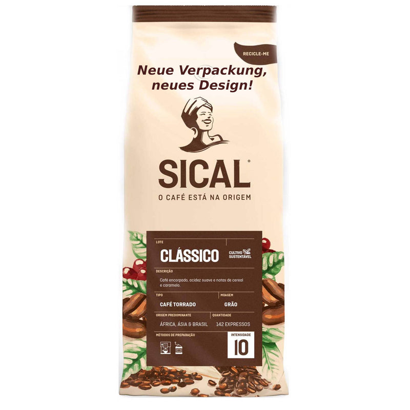 Sical Clássico 5 Estrelas Kaffeebohnen (neues Design) | 1 Kg